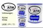 Preview: Volkswagen, Alpine White, L90E / P1 / T1: 1L Lackdose + 1L Klarlack + 500ml Härter - Set, von ATW Autoteile West.